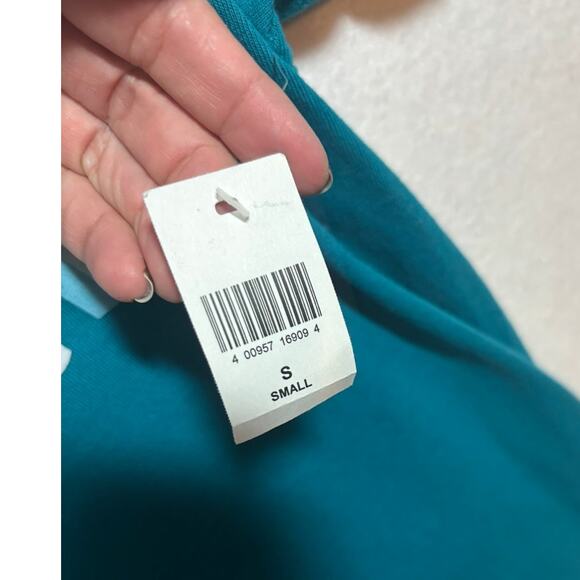 NWT Disney Teal Cinderella Castle Rainbow Tee Shirt Size Small Pride - Picture 2 of 6